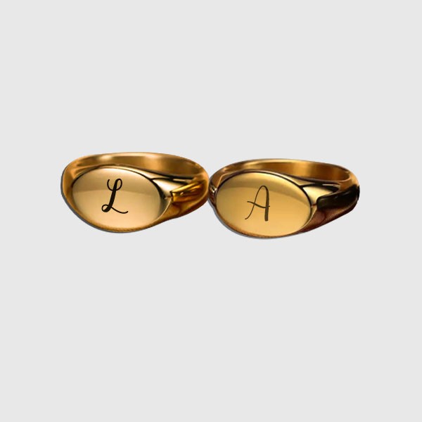 Anillos con Iniciales