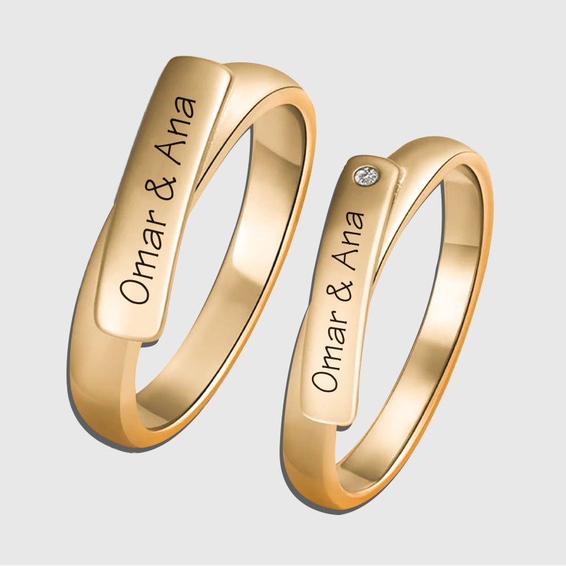 JUEGO Anillos Puro Amor
